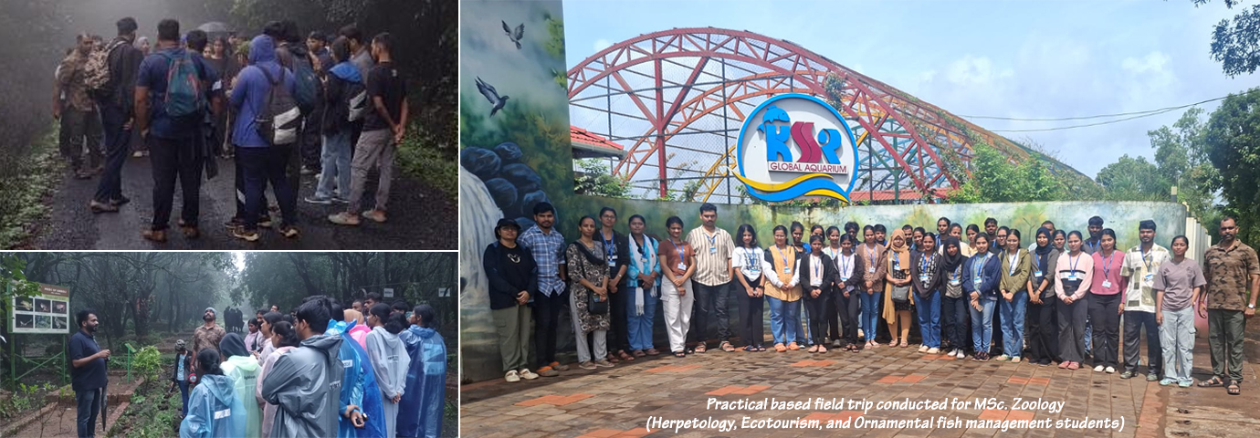Practical based field trip to Amboli conducted for MSc. Zoology