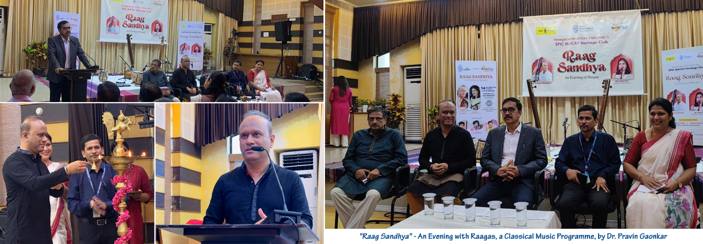 Raag Sandhya - An Evening with Raagas a Classical Music Programme, by Dr. Pravin Gaonkar - SPIC MACAY Heritage Club