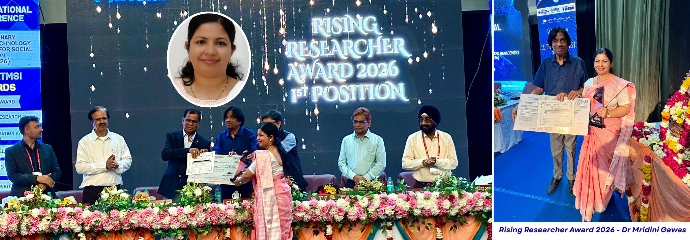 Rising Researcher Award 2026 - Dr Mridini Gawas
