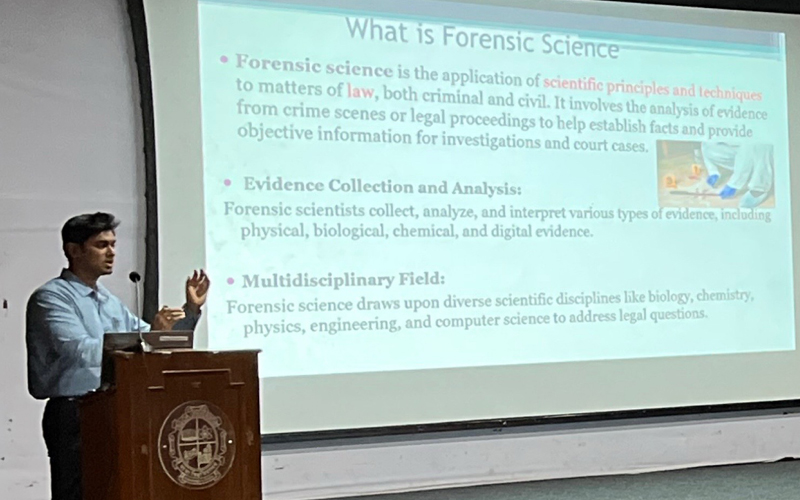 SBSB Lecture - Behind the Crime Scene: Exploring Career Paths from Fieldwork to Forensic Lab