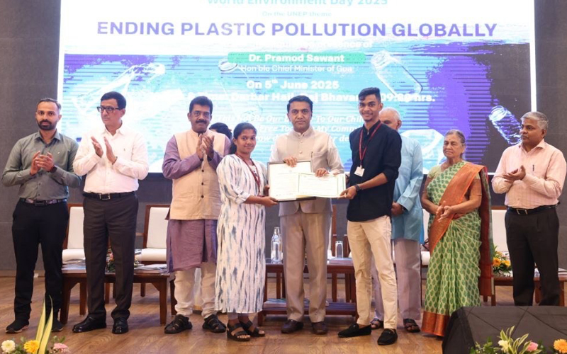 SBSB PhD Scholars won quiz competition organized by GPCB and GSBB on World Environment Day