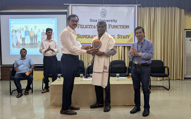 Special felicitation to Shri Ramrao S. Wagh on the conferment of the  Emerging Faculty Fellow Award