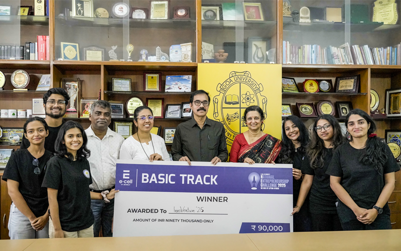 Students of GBS, secured AIR 1 at National Entrepreneurship Challenge 2025 organised by IIT Bombay