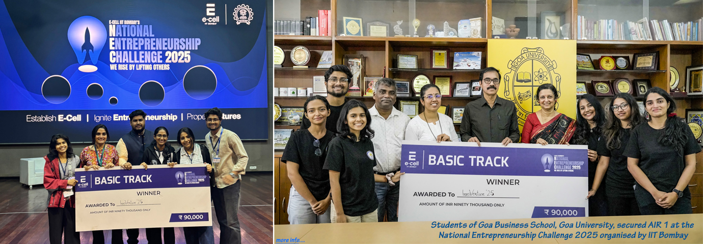 Students of GBS, secured AIR 1 at National Entrepreneurship Challenge 2025 organised by IIT Bombay