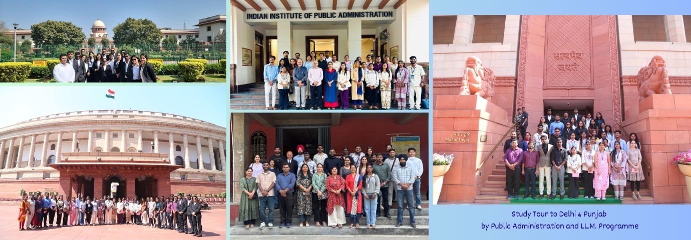 Study Tour to Delhi and Punjab by Public Administration and LL.M. Programme