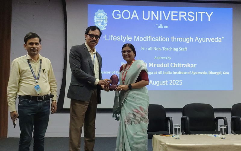 Talk delivered by Dr. Mrudul Chitrakar on - Lifestyle Modification through Ayurveda