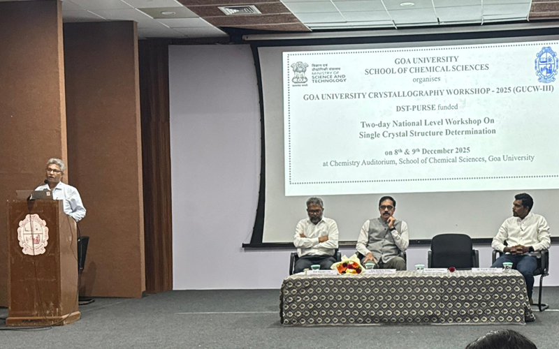 Two-day National Workshop on Single Crystal Structure Determination at SCS