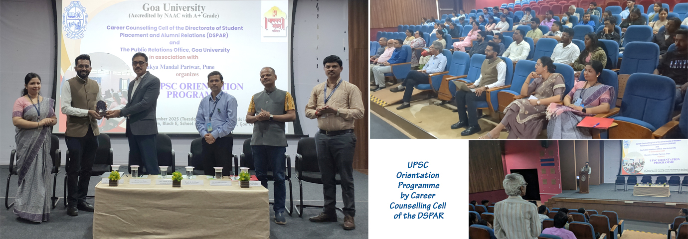 UPSC Orientation Programme by Career Counselling Cell of the DSPAR