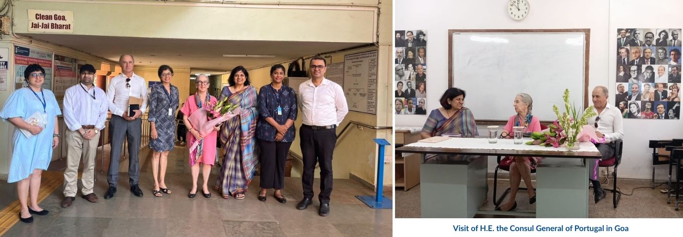 Visit of H.E. the Consul General of Portugal in Goa