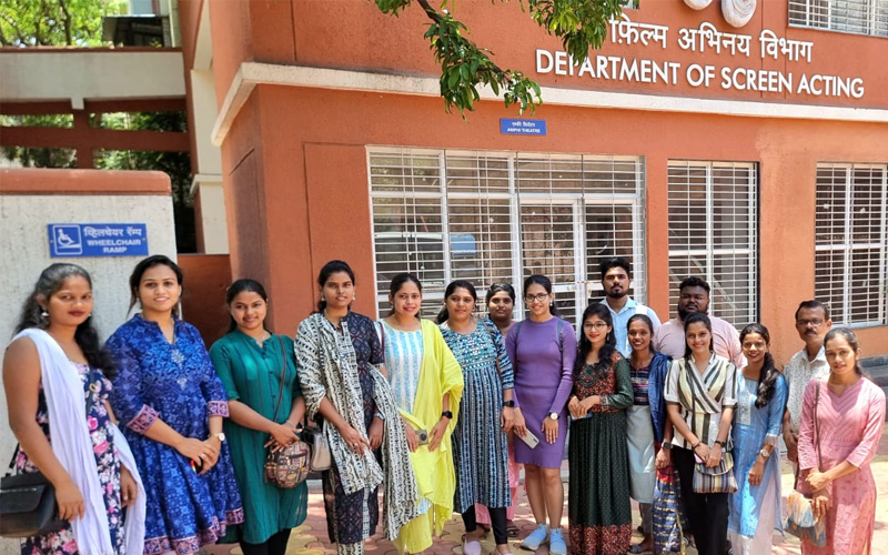 Visit to Film and Television Institute of India, Pune, Maharashtra (Discipline of Konkani, SGSLL)