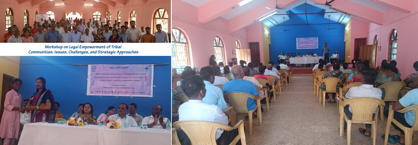 Workshop on Legal Empowerment of Tribal Communities - MPSLGPP