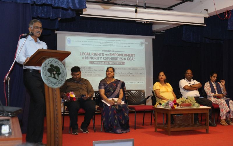 Workshop on Legal Rights and Empowerment of Minority Communities in Goa: Challenges and Perspectives - MPS and DEO
