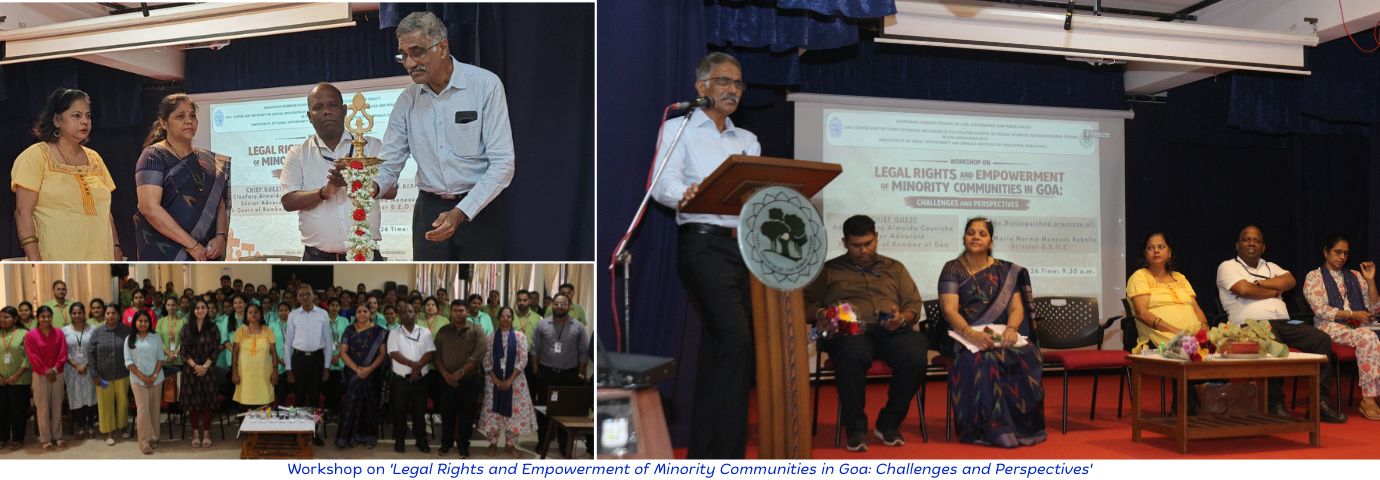 Workshop on Legal Rights and Empowerment of Minority Communities in Goa: Challenges and Perspectives - MPS and DEO
