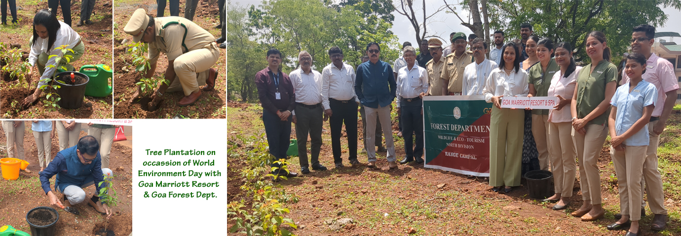 World Environment Day in collaboration with Goa Marriott Resort and the Goa Forest Department