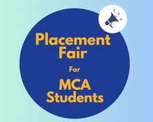 Placement Fair for MCA students